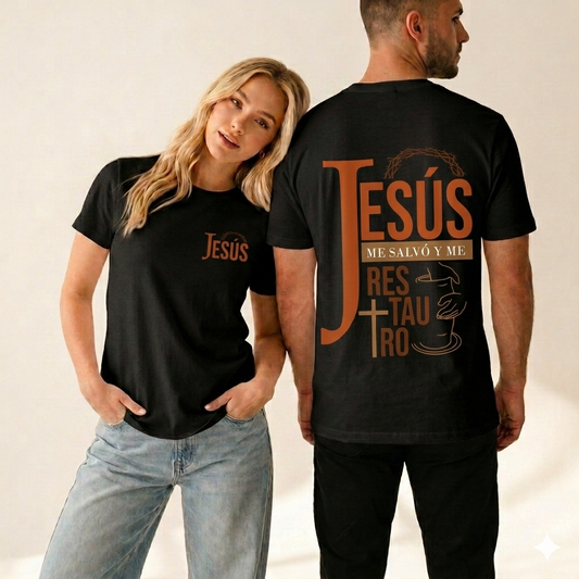 Franela de algodón premium 20/1 colección cristiana unisex doble DTF